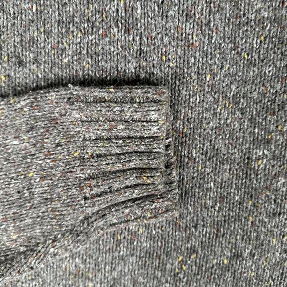Eddie Bauer Sweater Men L Tight Knit Earth Tone Commando Wool Blend Pullover - Picture 15 of 16